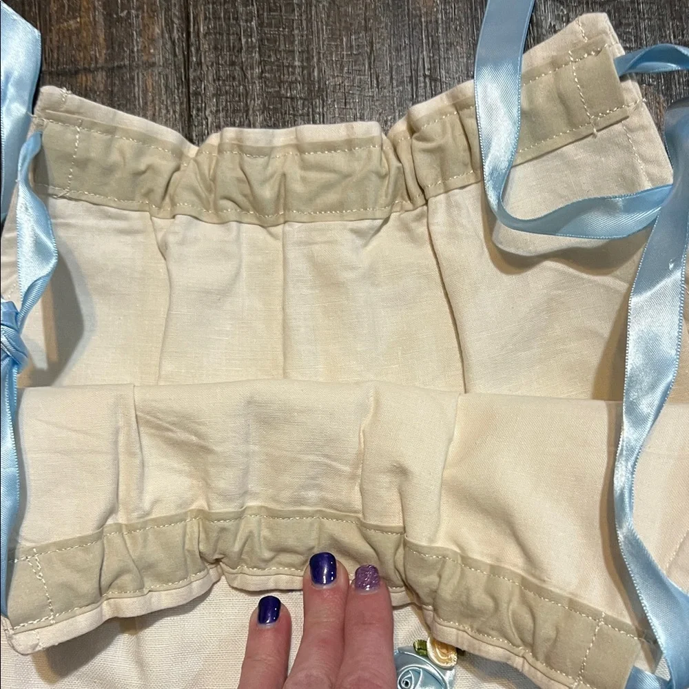 Vintage Cream Baby Romper with Embroidery